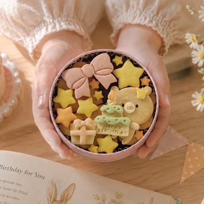 手のひら缶/きみと季節のとなりに「HappyBirthday」くま 1