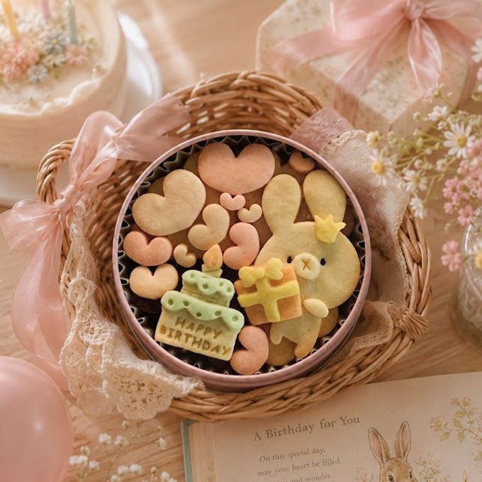 手のひら缶/きみと季節のとなりに「HappyBirthday」うさぎ 1