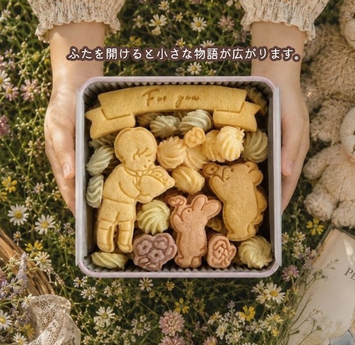 クッキー缶｜大切なあの人へ想いを込めて贈る特別な花束｜誕生日・記念日・ありがとう・お祝いに｜きみと季節のとなりに「花束」 2