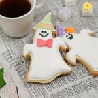 名入れ可【おばけ(大)】〈15文字〉ハロウィン アイシングクッキー クッキー ケーキデコレーション 誕生日 ケーキトッピング ケーキデコレーション かわいい お菓子 ハロウィン2026 1