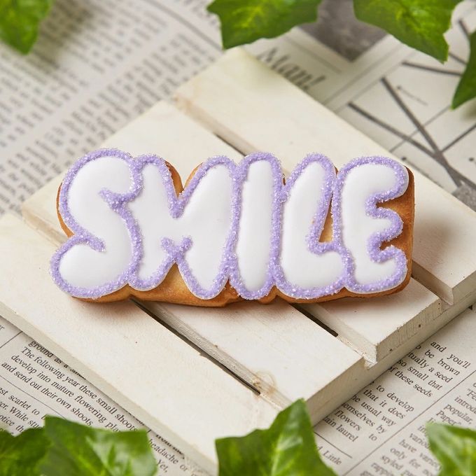 【SMILE】アイシングクッキー クッキー プチギフト かわいい お菓子 個包装 アイシングクッキーleap 1
