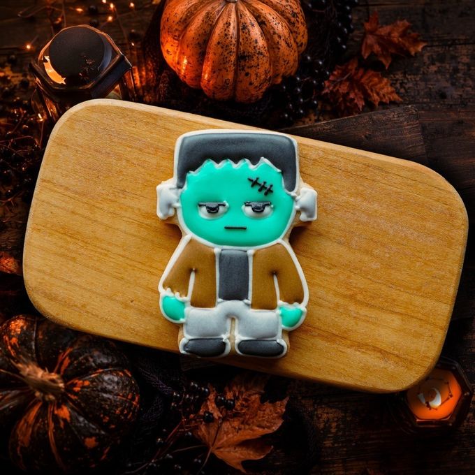 【当日発送便：フランケン】ハロウィン アイシングクッキー クッキー ケーキデコレーション 誕生日 ケーキトッピング ケーキデコレーション ギフト プチギフト かわいい お菓子 ハロウィン2026 1