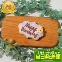 【当日発送便：プレートB】アイシングクッキー クッキー バースデープレート HappyBirthday 誕生日 デコレーションケーキ オリジナルケーキ かわいい お菓子