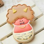 【鬼】アイシングクッキー クッキー プチギフト かわいい お菓子 個包装 アイシングクッキーleap 節分 1
