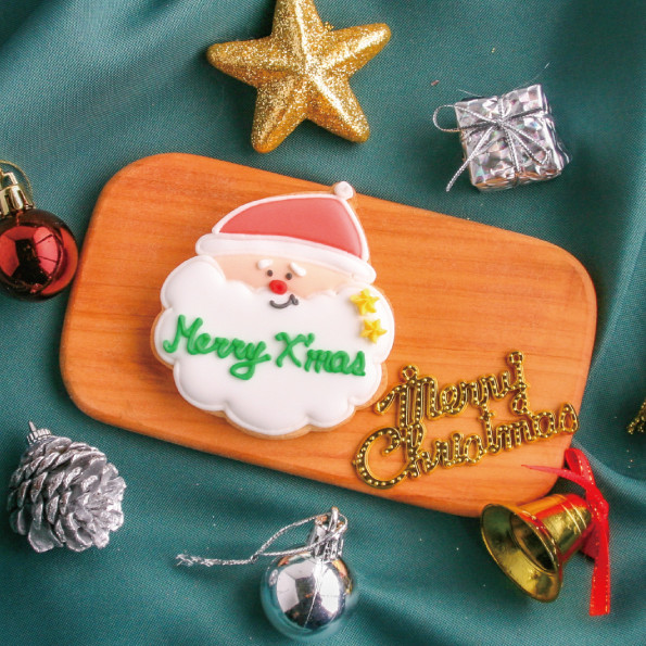 かおサンタ】アイシングクッキー プチギフト サンタクロース かわいい