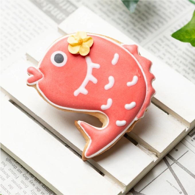 【鯛】アイシングクッキー クッキー プチギフト かわいい お菓子 個包装 アイシングクッキーleap 出産 還暦 100日祝い 1