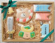 名入れ可【こどもの日ギフトA】アイシングクッキー ギフトボックス クッキー ケーキデコレーション バースデーケーキ 誕生日 ケーキトッピング ケーキデコレーション かわいい お菓子 女の子 男の子  2