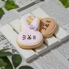 【ウサギ大】アイシングクッキー クッキー プチギフト デコレーション かわいい お菓子 個包装 動物 どうぶつ 生き物 ウサギ うさぎ 1
