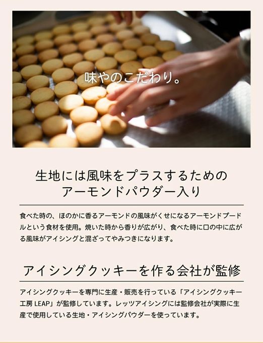 素焼きクッキー16枚入り【アイシングクッキーキットB】動画・マニュアル入り おうちで お菓子作り アイシングクッキー クッキーキット 食育 入門 手作りキット アイシングクッキーleap 4