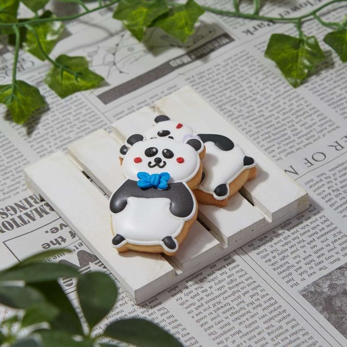 【パンダ】アイシングクッキー クッキー プチギフト デコレーション かわいい お菓子 個包装 動物 どうぶつ 生き物 1