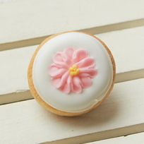 【ちびお花】アイシングクッキー クッキー プチギフト デコレーション かわいい お菓子 個包装 アイシングクッキーleap