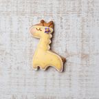 【キリン】アイシングクッキー クッキー プチギフト デコレーション かわいい お菓子 個包装 動物 どうぶつ 生き物 きりん 1