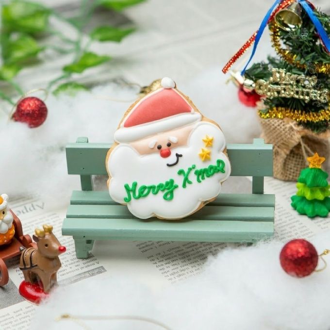 【当日発送便：かおサンタ】アイシングクッキー プチギフト サンタクロース かわいい お菓子 クリスマス クリスマス2026 1