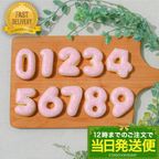 【当日発送便：数字クッキー(ピンク色)】アイシングクッキー 誕生日 ケーキ クッキー 数字 デコレーションケーキ オリジナルケーキ かわいい お菓子 推し活 1
