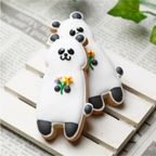 立ち動物【立ちパンダ】アイシングクッキー クッキー プチギフト デコレーション かわいい お菓子 個包装 動物 どうぶつ 生き物 パンダ ぱんだ 2