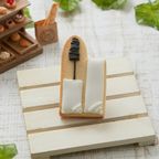 【マスカラ】アイシングクッキー クッキー プチギフト デコレーション かわいい お菓子 個包装 メイク 化粧 1