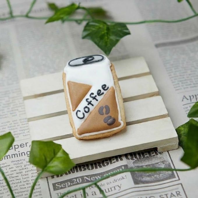 【コーヒー缶】アイシングクッキー クッキー プチギフト デコレーション かわいい お菓子 個包装 アイシングクッキーleap 退職 お礼 父の日 母の日 敬老の日 1