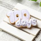 【100日クッキー】アイシングクッキー クッキー プチギフト デコレーション かわいい お菓子 個包装 出産 100日祝い 1