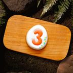 【恐竜の卵数字】アイシングクッキー クッキー デコレーションケーキ オリジナルケーキ 誕生日 卵 1