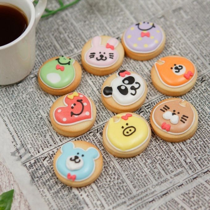 9種類から選べる【ちびクッキー】〈1枚〉アイシングクッキー 誕生日 バースデー ケーキ かわいい お菓子 推し活 推しケーキ プチギフト クッキー ギフト アイシングクッキーleap 1