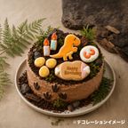 選べる【A：恐竜バースデーセット 肉プレートver.】アイシングクッキー クッキー 恐竜 肉 卵 ケーキデコレーション 男の子 誕生日 ケーキトッピング ケーキデコレーション かわいい お菓子 2