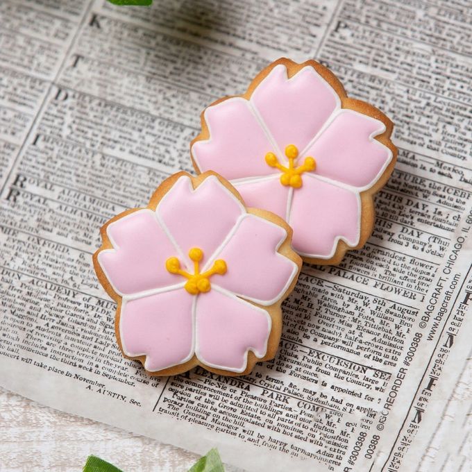 【桜】アイシングクッキー クッキー プチギフト かわいい お菓子 個包装 アイシングクッキーleap 入園 入学 卒園 卒業 1