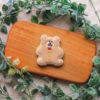 【ちびくま単品】アイシングクッキー 誕生日 バースデー ケーキ かわいい お菓子 推し活 推しケーキ プチギフト クッキー ギフト アイシングクッキーleap 1