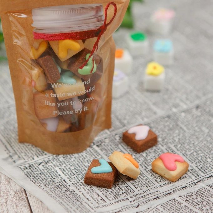 【ミニアイシングクッキー袋】 アイシングクッキー クッキー ひとくちサイズ プチギフト おやつ お茶菓子 かわいい お菓子 アイシングクッキーLEAP 1