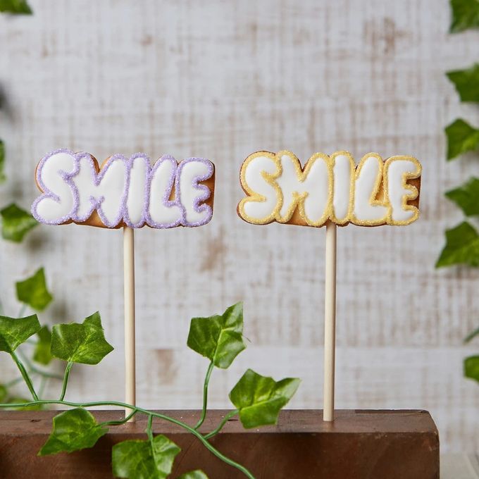 【SMILEポップ】棒付き プロップス アイシングクッキー クッキー プチギフト かわいい お菓子 個包装 2