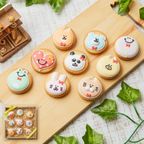 【ちびクッキーギフト】アイシングクッキー ギフトボックス クッキー ケーキデコレーション バースデーケーキ 誕生日 ケーキトッピング ケーキデコレーション かわいい お菓子 女の子 男の子  1
