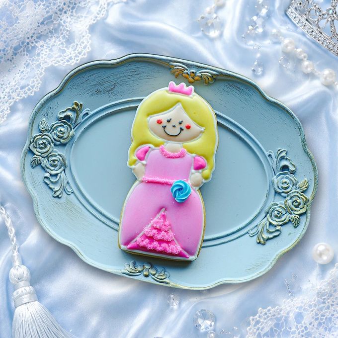 【プリンセス】アイシングクッキー クッキー プチギフト デコレーション かわいい お菓子 個包装 プリンセス お姫様 1