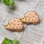 【ハリネズミ】アイシングクッキー クッキー プチギフト デコレーション かわいい お菓子 個包装 動物 どうぶつ 生き物 はりねずみ 2