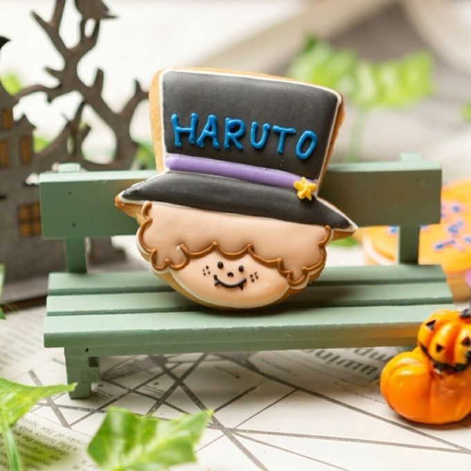 名入れ可【ハロウィン男の子】〈6文字〉ハロウィン アイシングクッキー クッキー ケーキデコレーション 誕生日 ケーキトッピング ケーキデコレーション かわいい お菓子 ハロウィン2026 1