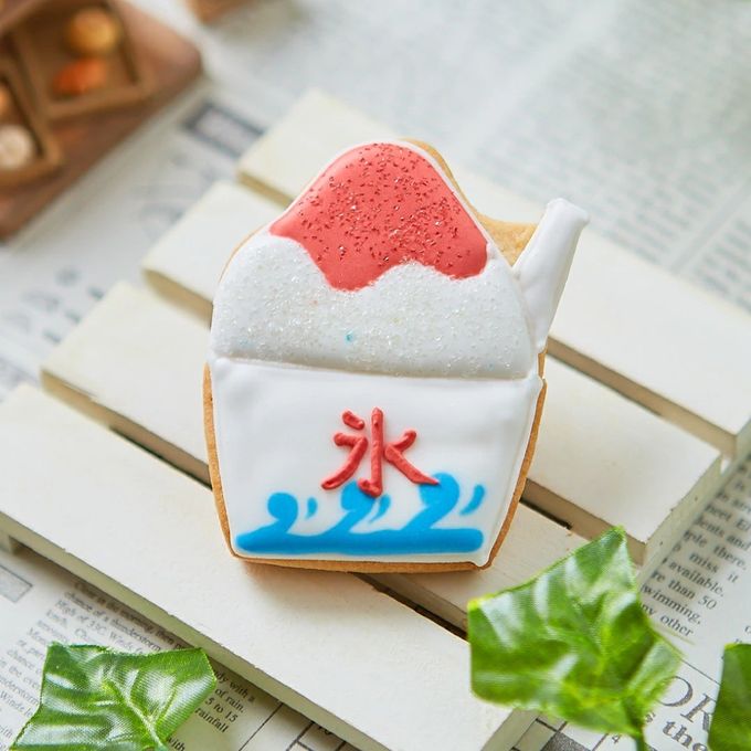 【かき氷】アイシングクッキー クッキー プチギフト デコレーション かわいい お菓子 個包装 アイシングクッキーleap 夏 お中元 1