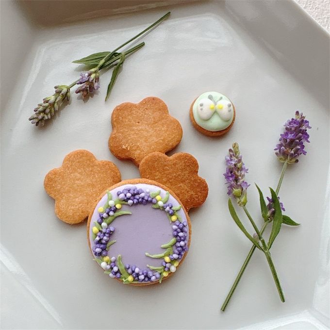 【季節限定】米粉と麹の発酵クッキー mini ･:*+lavender･:*×2袋 4