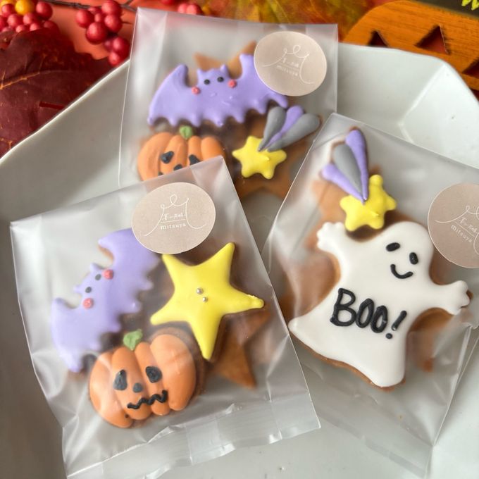 《季節限定》米粉と麹の発酵クッキー mini ･:*+happy halloween･:*×3袋 -ハロウィン2025- 2