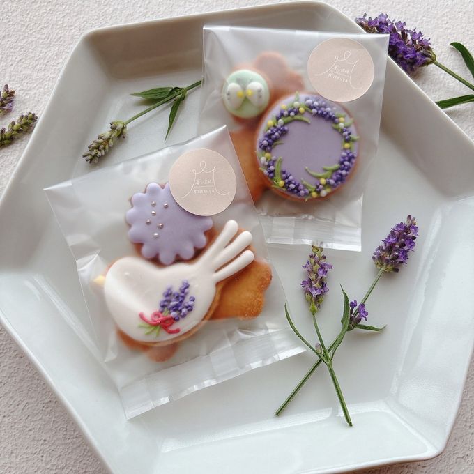 【季節限定】米粉と麹の発酵クッキー mini ･:*+lavender･:*×2袋 1