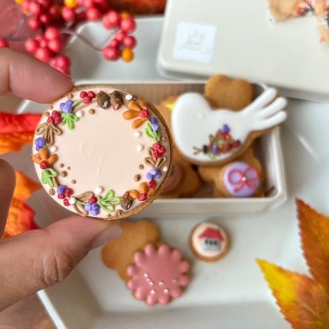 《季節限定》米粉と麹の発酵クッキーkan ･:*+.autumn小花･:*+. 3
