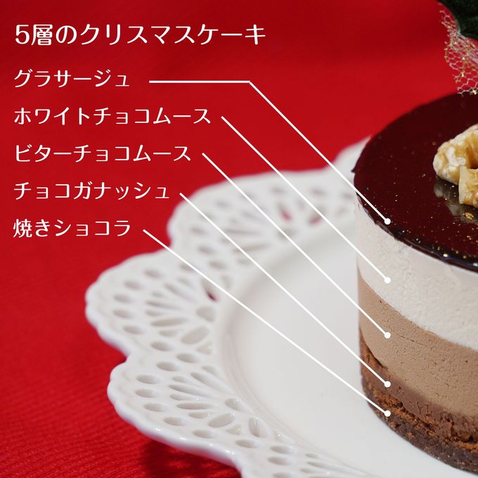 クリスマスケーキ  チョコレートケーキ 5号 5