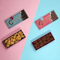 【送料無料、メール便】可愛いチョコレート缶入り ピーカンナッツチョコレート 2缶セット ホワイトデー2026