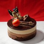 5層のくちどけ 贅沢チョコレートケーキ 4号 1