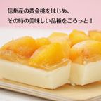 1本で2度おいしい チーズベースの白桃＆黄桃カタラーナ 16cm 3