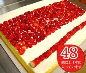 いちご がこぼれ落ちるほど入ったロールケーキ 5