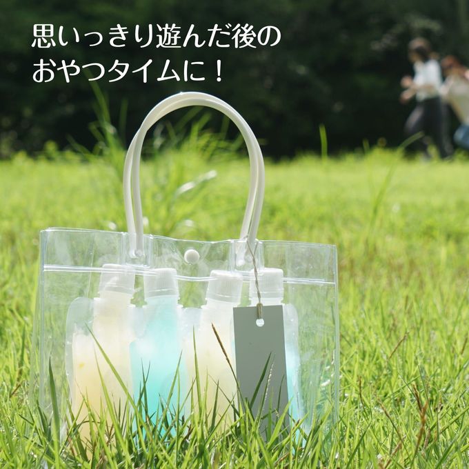 溶けないアイス 持ち歩ける 葛バー kuzu℃ 透明バッグ入り 4本 詰め合わせ セット 7