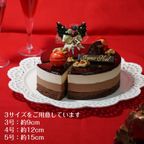 5層のくちどけ 贅沢チョコレートケーキ 3号 クリスマス2025 5