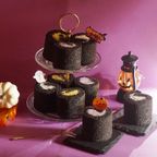 ハロウィンミニロール お菓子 ロールケーキタワー 9個セット ハロウィン2025 1