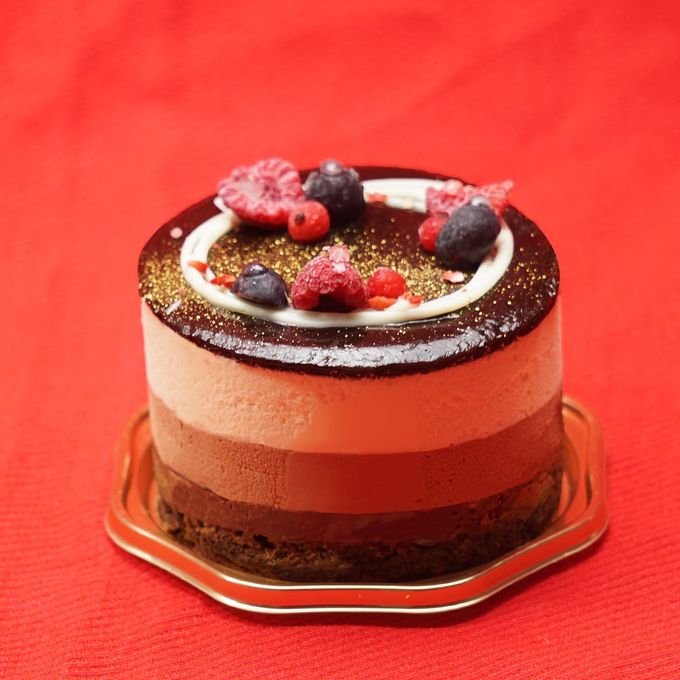5層のくちどけ 贅沢チョコレートケーキ 3号 1