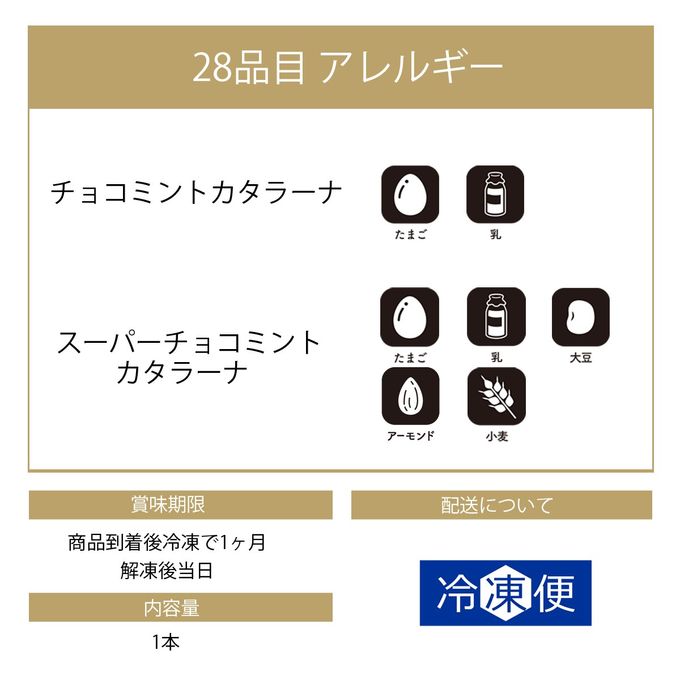チョコミント 2種セット スーパーチョコミント とろける美味しさ チョコミン党に捧ぐ カタラーナ 18cm アイス 2026 お中元2026 10