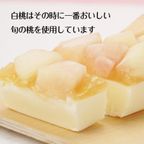 1本で2度おいしい チーズベースの白桃＆黄桃カタラーナ 16cm 2