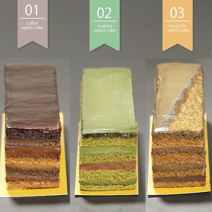 8層の濃厚な甘い香り コーヒーオペラチョコレートケーキ 15cm 3